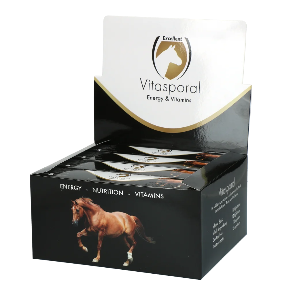 Integratore energetico per cavalli con vitamine A e D, 12 ml – Excellent Horse Vitasporal - immagine 2