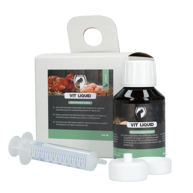 Multivitaminico liquido per galline, 100 ml – Excellent Vit Liquid Multivitamine Hobby