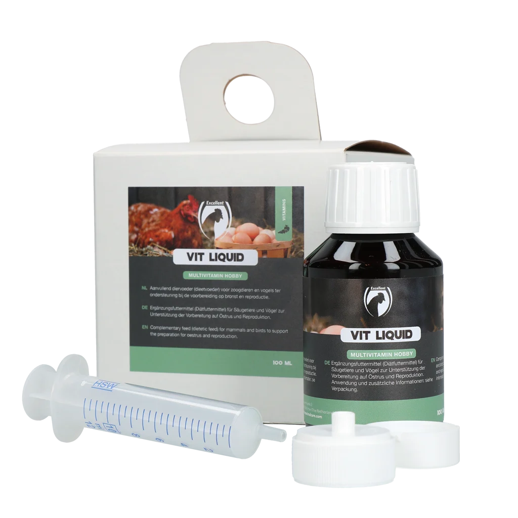 Multivitaminico liquido per galline, 100 ml – Excellent Vit Liquid Multivitamine Hobby - immagine 1
