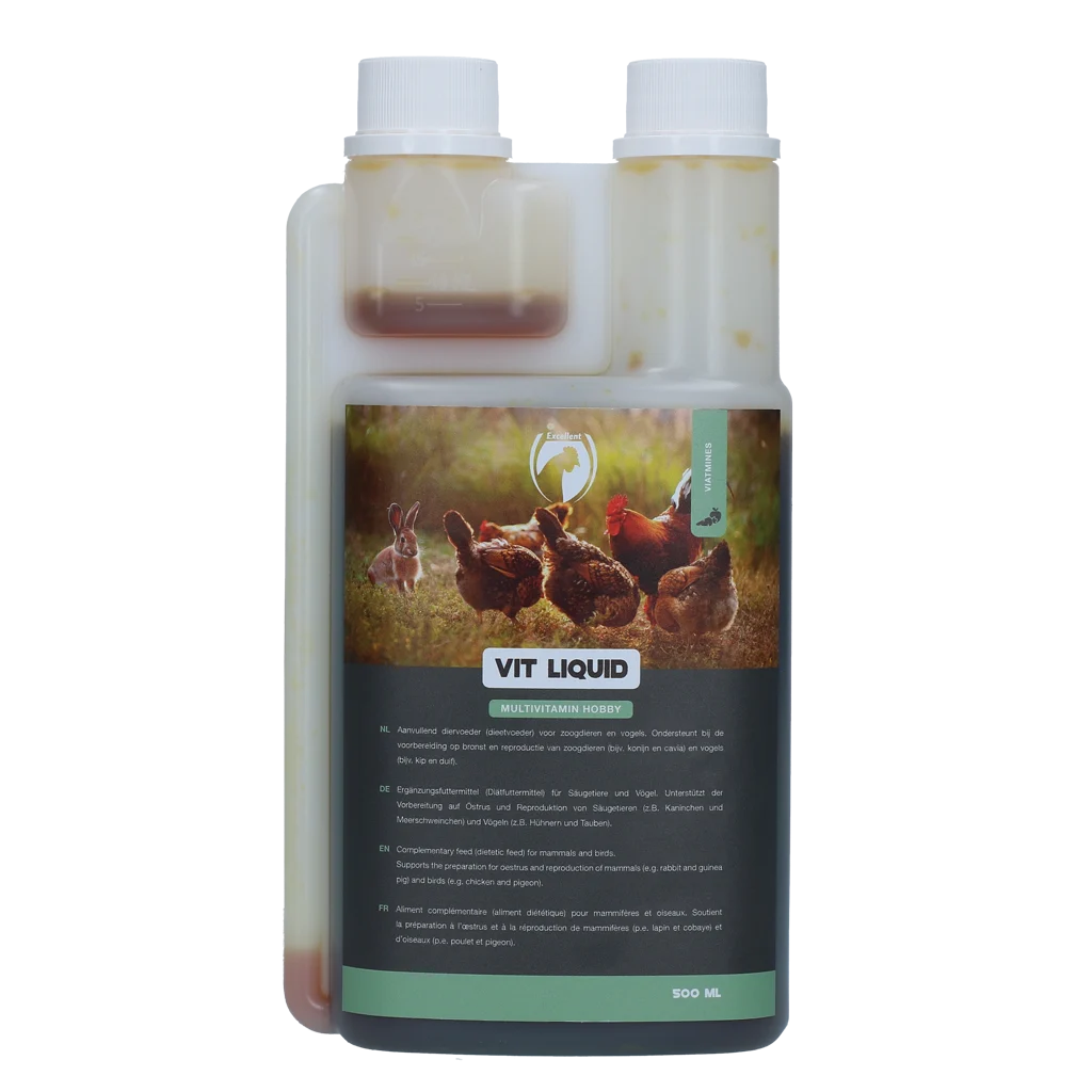 Multivitaminico liquido per polli, 500 ml – Excellent Vit Liquid Multivitamine Hobby - immagine 1