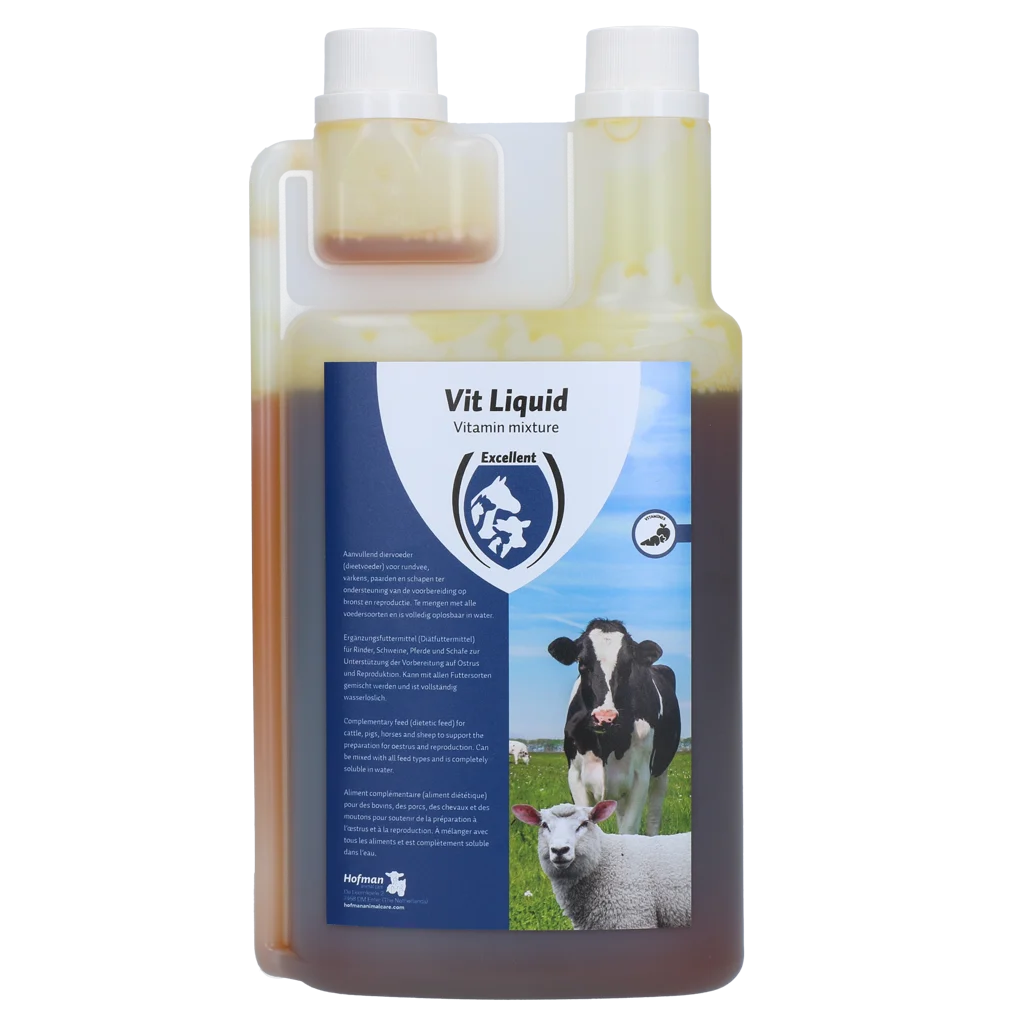 Multivitaminico liquido per cavalli 1 l – Excellent Vit Liquid - immagine 1