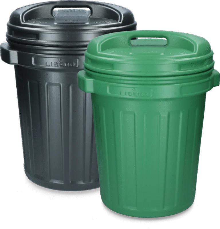 Contenitore per mangime con coperchio a vite, 40 l, Verde