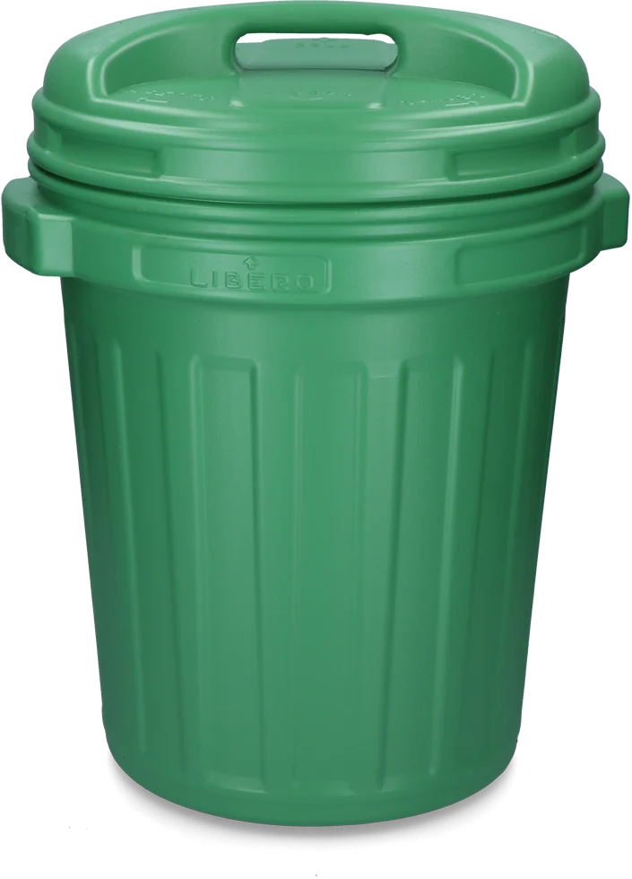 Contenitore per mangime con coperchio a vite, 40 l, Verde - immagine 2