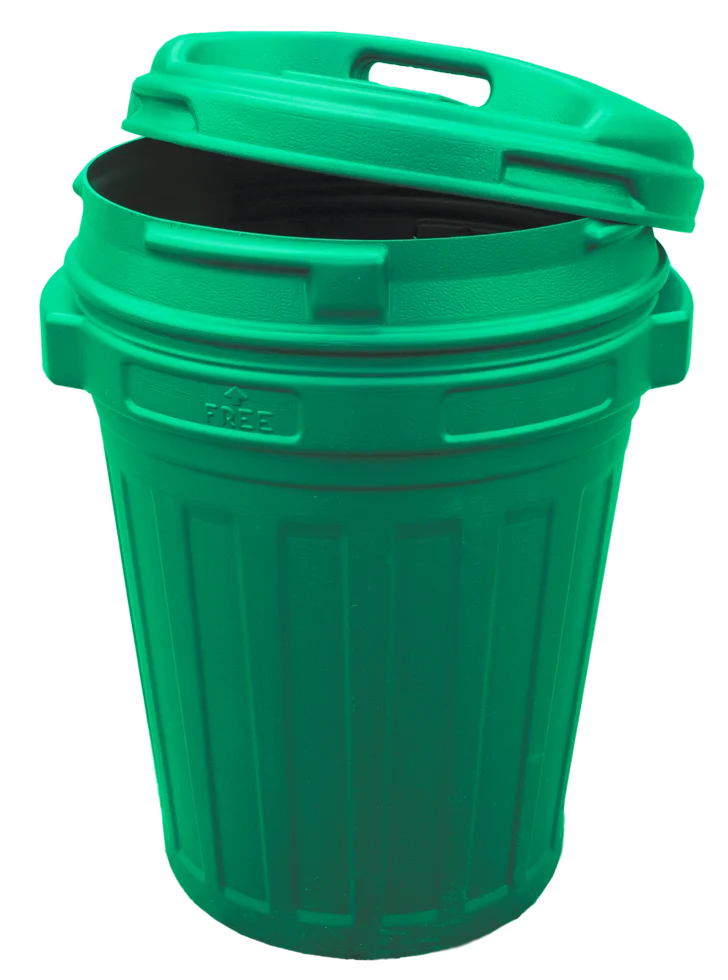Contenitore per mangime con chiusura a vite, 70 l, verde - immagine 2