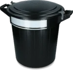 Contenitore per mangime con coperchio e chiusura, 40 l – Vplast - immagine 3