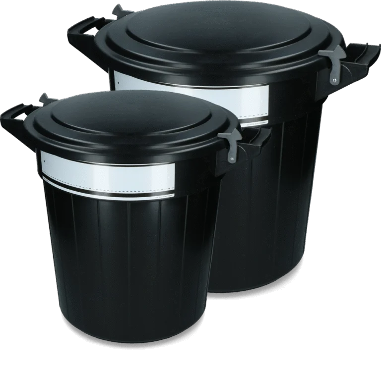 Contenitore per mangime con coperchio e chiusura, 40 l – Vplast