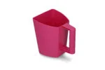 Paletta per mangime in plastica con indicatore di capacità, 2 l, rosa – Vplast Plus - immagine 4