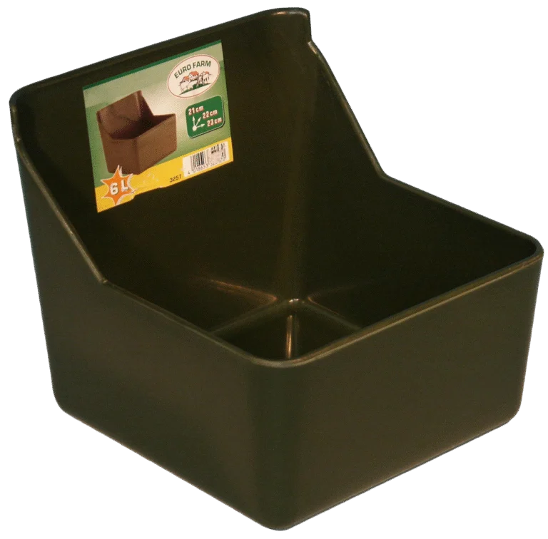 Mangiatoia in plastica per vitelli e puledri, 6 l – Vplast