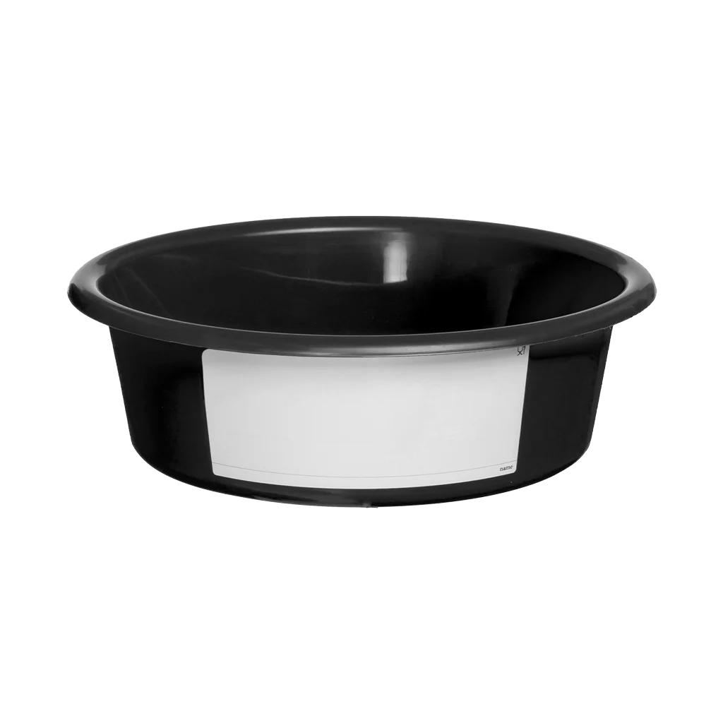 Mangiatoia per cavalli, 6 l, nera – Vplast - immagine 1