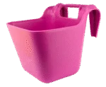 Mangiatoia sospesa per cavalli con manico, 14 l, rosa – Ok-Plast
