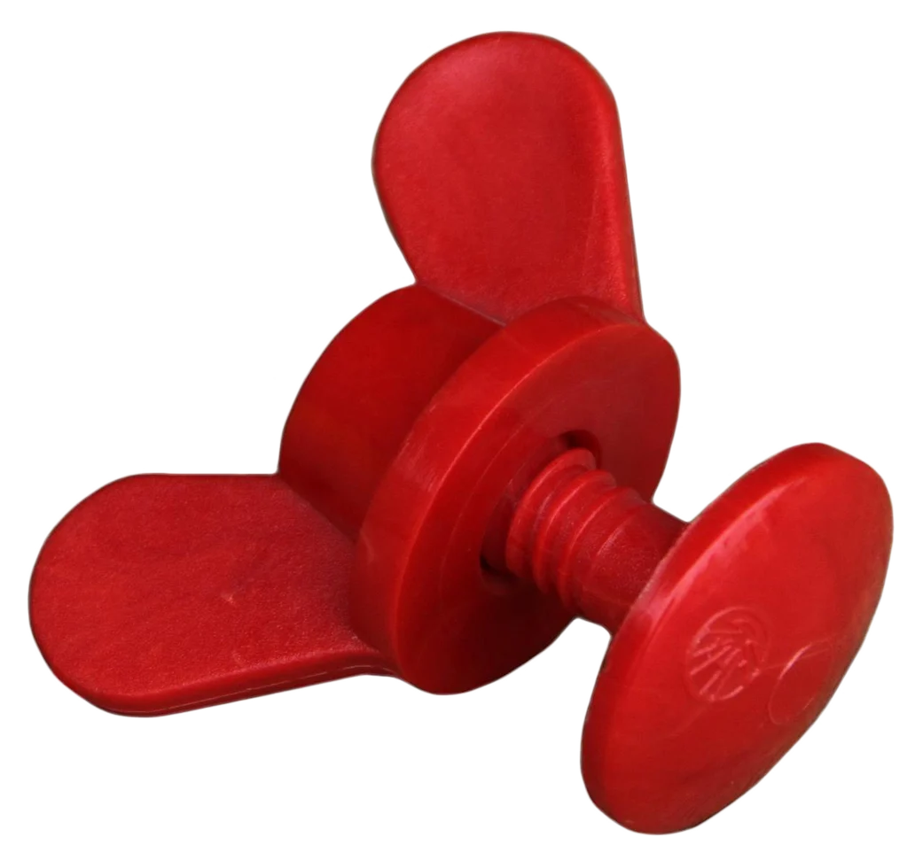 Vite di scarico per mangiatoia con dado ad alette, 3 cm – Ok-Plast - immagine 1