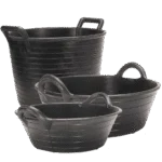 Vasca in gomma naturale per mangime e acqua, 11 l – Gobel