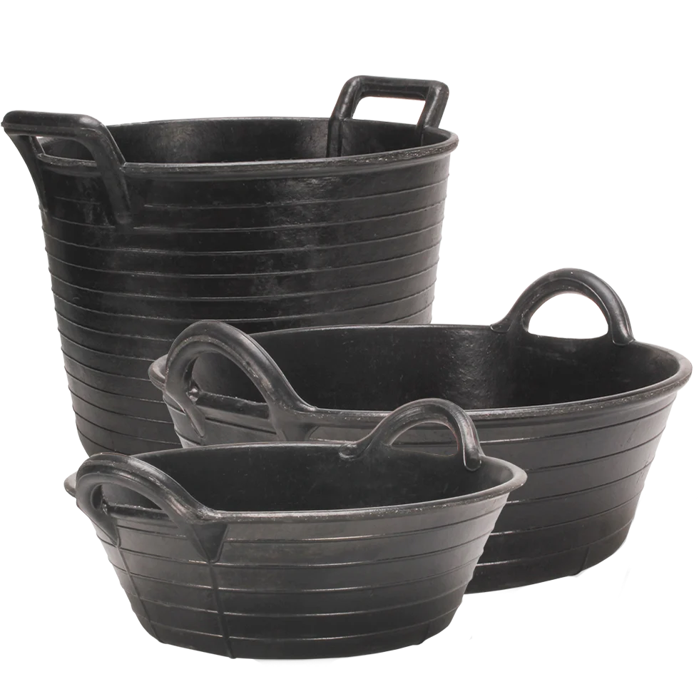 Vasca in gomma naturale per mangime e acqua, 11 l – Gobel - immagine 1