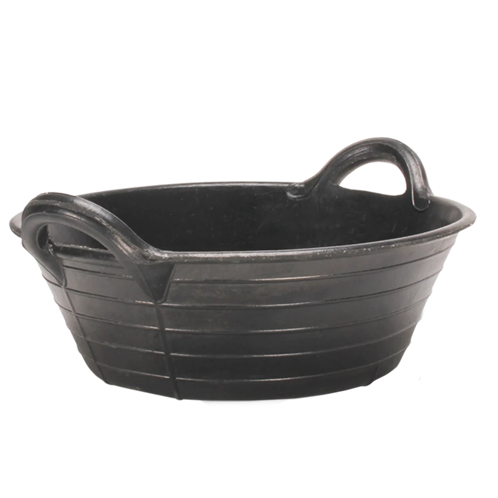 Vasca in gomma naturale per mangime e acqua, 11 l – Gobel - immagine 2