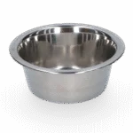 Ciotola per cibo e acqua per cani in acciaio inox Ø 13 cm