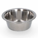 Ciotola per cibo e acqua per cani in acciaio inox Ø 16 cm