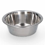 Ciotola per cani in acciaio inox per cibo e acqua, Ø 21 cm