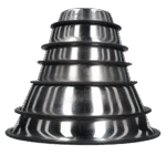 Ciotola per cibo e acqua per cani in acciaio inox con bordo antiscivolo, 450 ml, Ø 19 cm - immagine 2