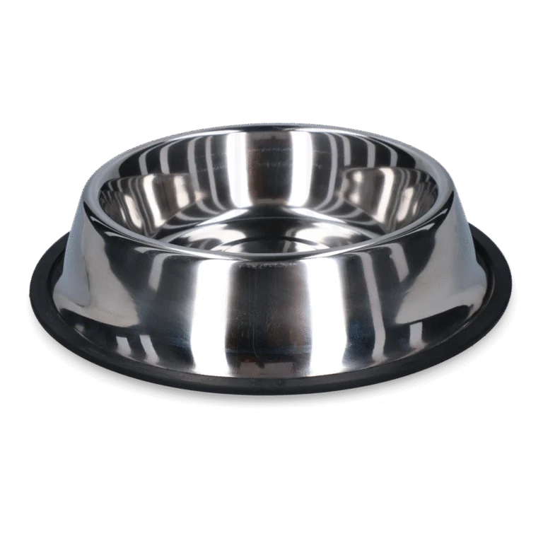 Ciotola per cibo e acqua per cani in acciaio inox con bordo antiscivolo, 1,80 l, Ø 29 cm
