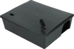 Stazione per esche per ratti con chiave e doppia chiusura, 24 x 20,3 x 7,5 cm – Hofman Pest Control Rat