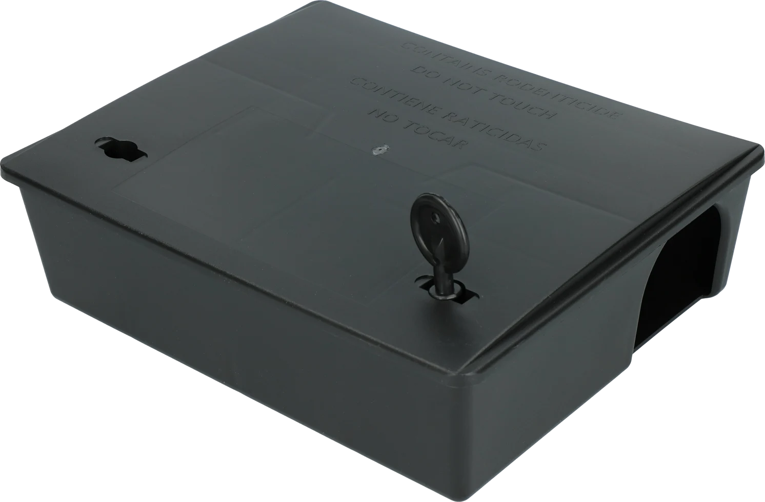 Stazione per esche per ratti con chiave e doppia chiusura, 24 x 20,3 x 7,5 cm – Hofman Pest Control Rat - immagine 1