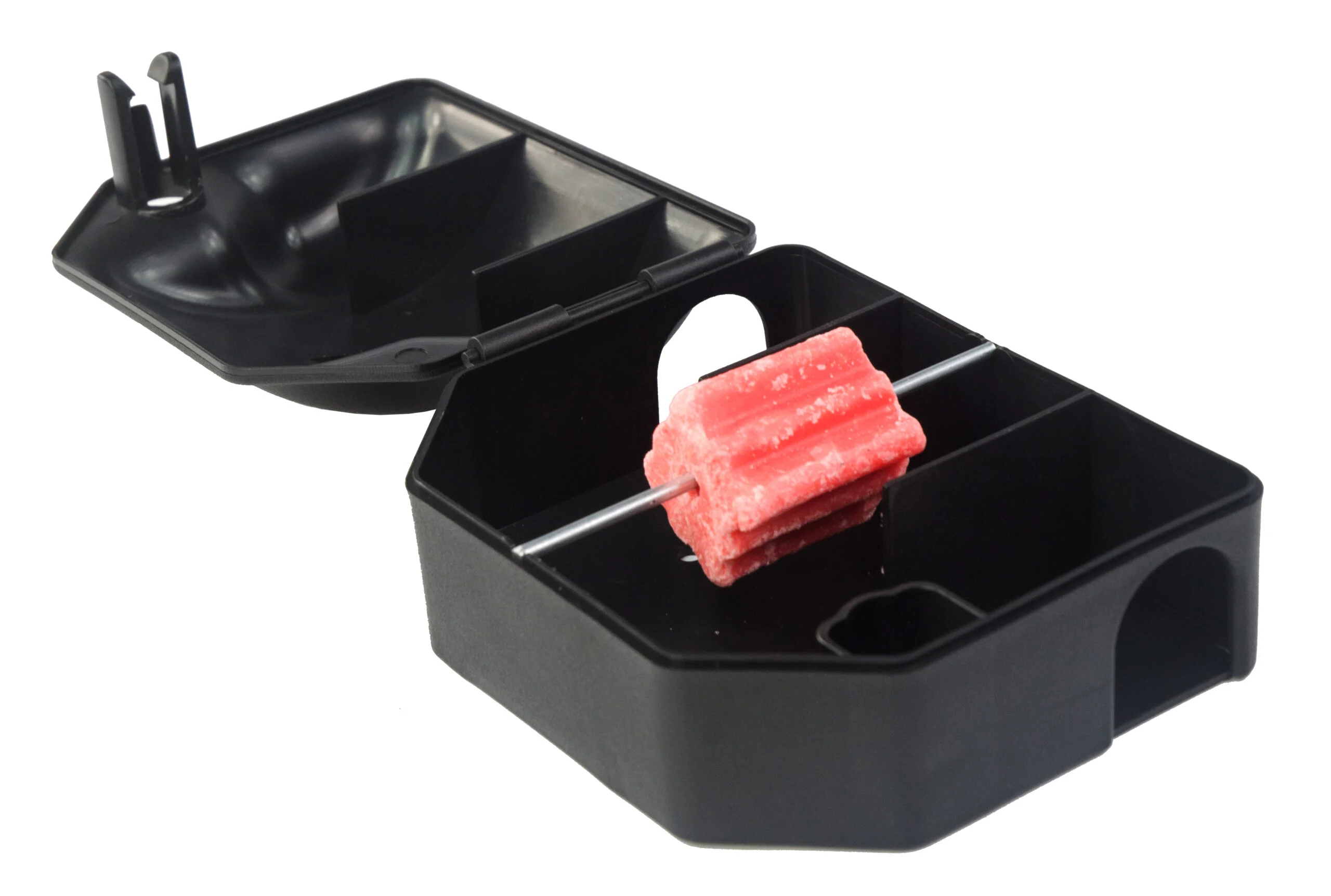 Scatola porta esca per topi con trappola e chiave, 12,5 x 10,5 x 6,5 cm – Hofman Pest Control Muis Combi PCO - immagine 3