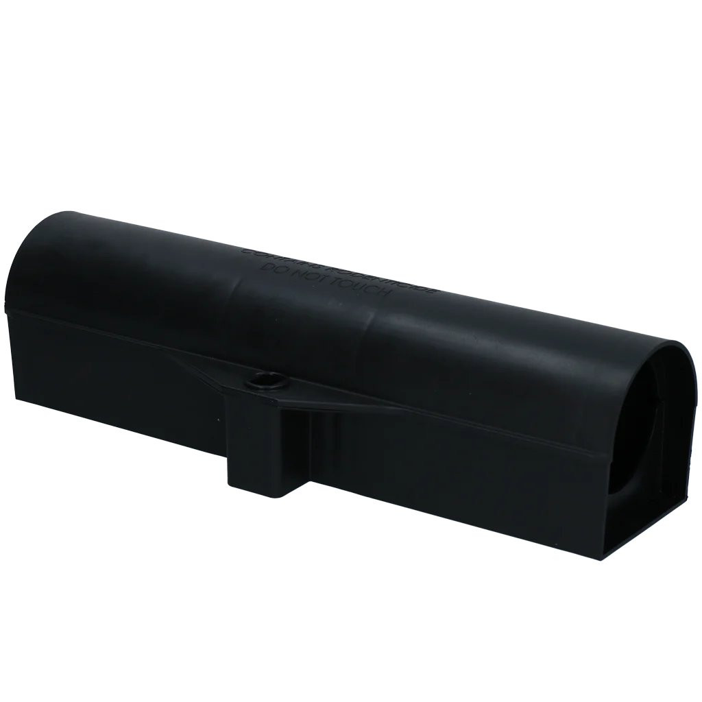 Stazione per topi a tunnel per 2 trappole con chiave, 30 x 10 x 8 cm - immagine 1