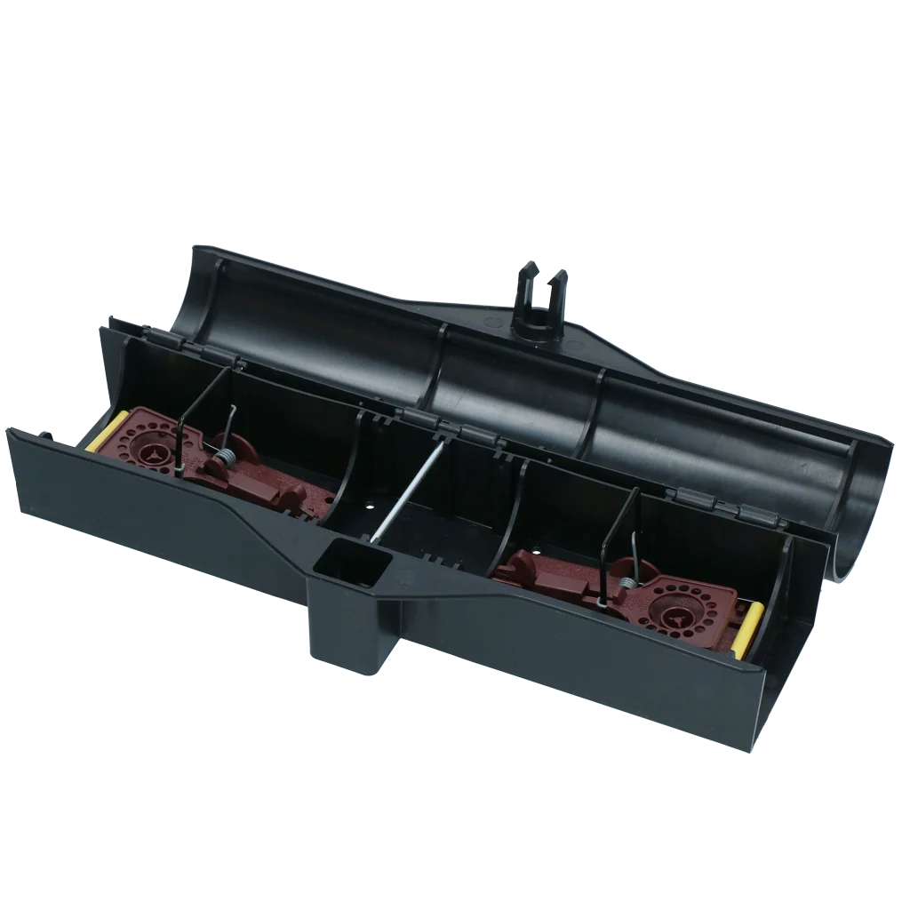 Stazione per topi a tunnel per 2 trappole con chiave, 30 x 10 x 8 cm - immagine 5