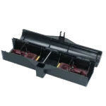 Stazione per topi a tunnel per 2 trappole con chiave, 30 x 10 x 8 cm - immagine 6