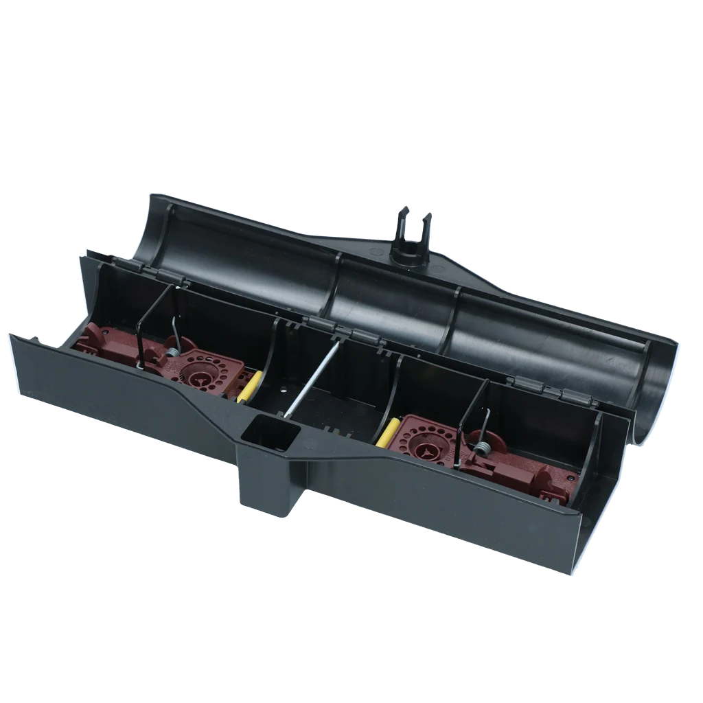 Stazione per topi a tunnel per 2 trappole con chiave, 30 x 10 x 8 cm - immagine 6