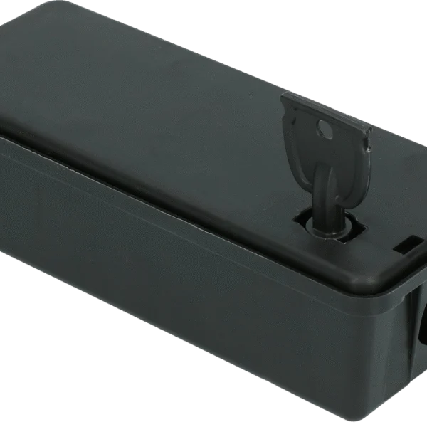 Stazione per esche per topi a tunnel con chiave, 17,3 x 6,9 x 5,2 cm – Hofman Pest Control