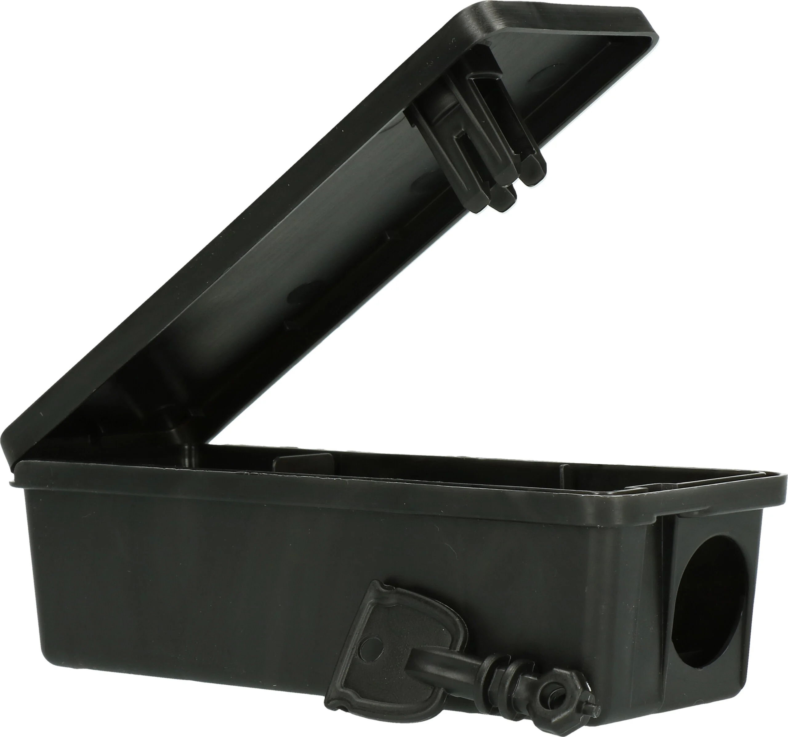 Stazione per esche per topi a tunnel con chiave, 17,3 x 6,9 x 5,2 cm – Hofman Pest Control - immagine 2