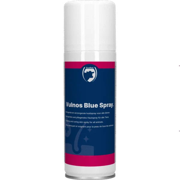 Spray detergente per la pelle degli animali, 200 ml – Excellent Vulnos Blauw Spray