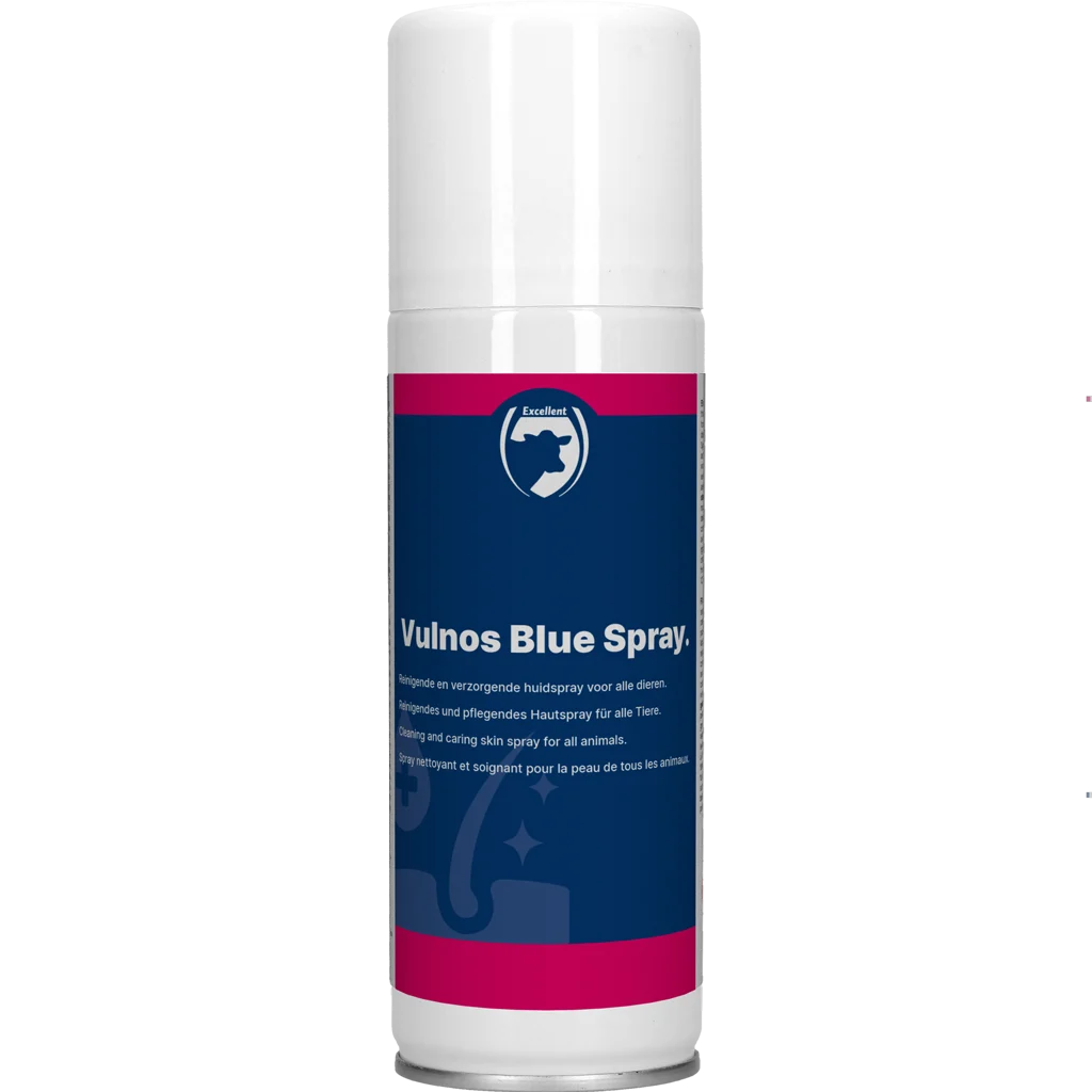 Spray detergente per la pelle degli animali, 200 ml – Excellent Vulnos Blauw Spray - immagine 1