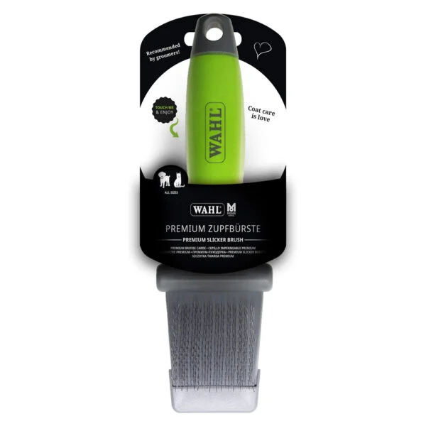 Spazzola cardatrice per pelo lungo e corto – Wahl Premium Slicker Borstel