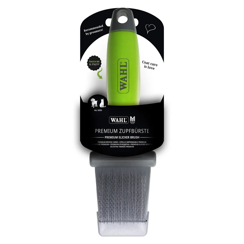Spazzola cardatrice per pelo lungo e corto – Wahl Premium Slicker Borstel - immagine 1