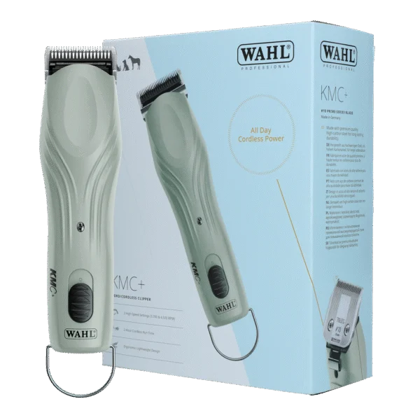 Tosatrice per cavalli con cavo e batteria, 2 velocità – Wahl KMC+
