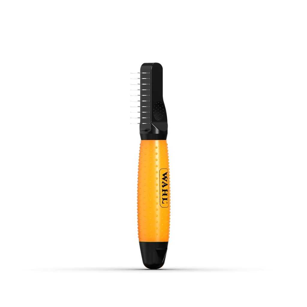 Pettine districante per cani con denti ricurvi in acciaio inox – Wahl Dematter - immagine 1