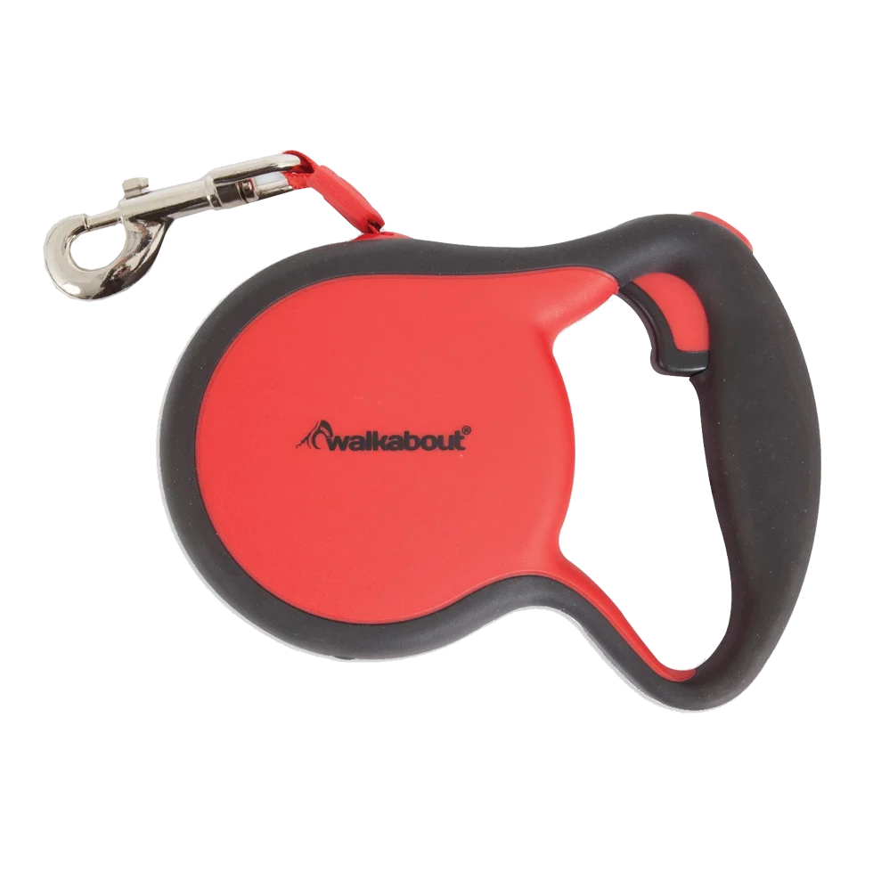 Guinzaglio avvolgibile per cani rosso S, 4 m – Petmate Walkabout - immagine 1