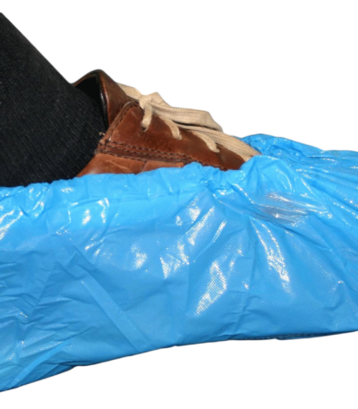 Copriscarpe monouso blu 36 x 15 cm, 50 paia