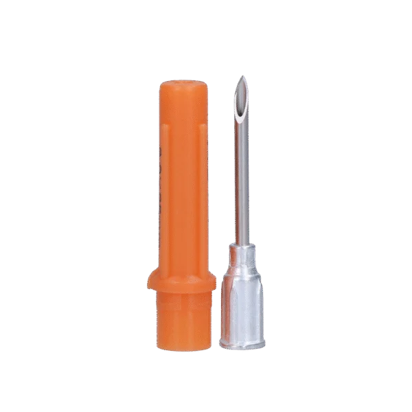 Ago monouso per bovini, acciaio inossidabile, 14G x 1 inch