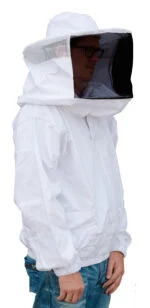 Giacca da apicoltore in cotone con cappello e visiera, taglia L – Hofman Pest Control - immagine 3