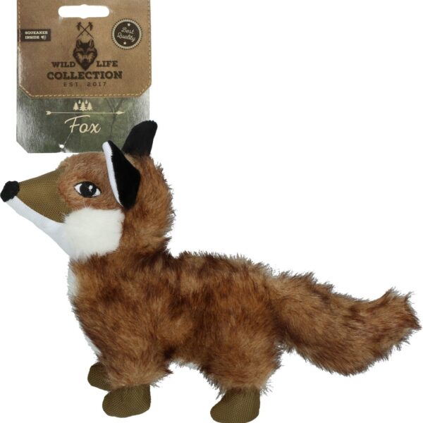 Peluche per cani in morbido peluche – Wild Life Collection Wild Life Dog Volpe