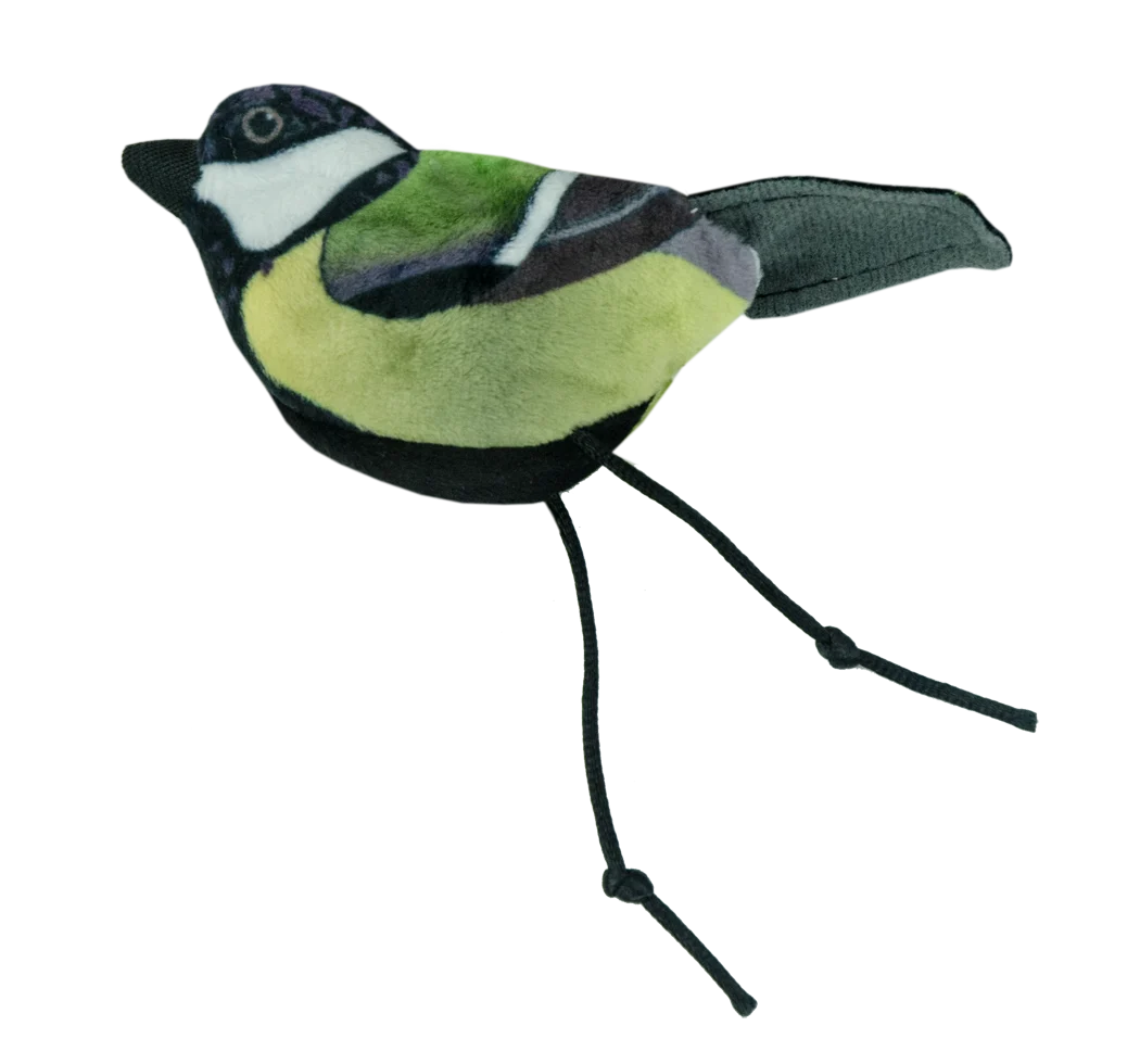 Uccellino giocattolo per gatti con erba gatta – Wild Life Collection Cat Koolmees - immagine 2