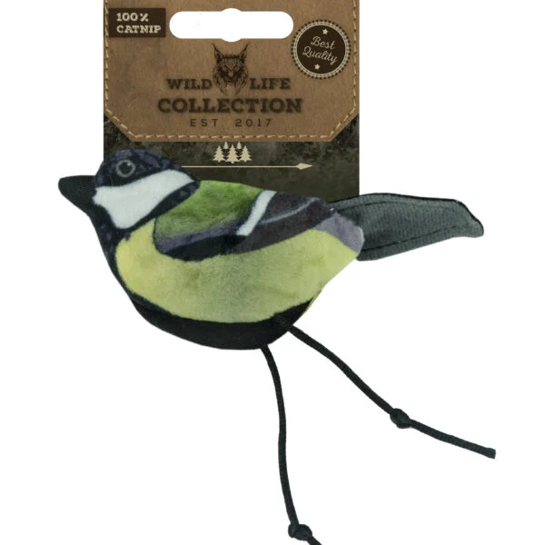 Uccellino giocattolo per gatti con erba gatta – Wild Life Collection Cat Koolmees