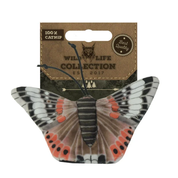 Farfalla gioco per gatti con erba gatta – Wild Life Collection Cat Farfalla Atalanta