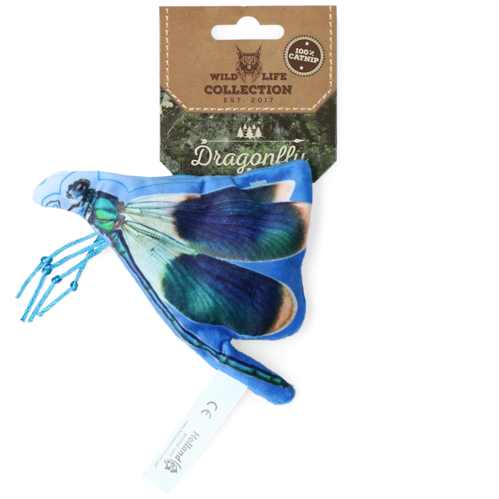 Gioco per gatti a forma di libellula con erba gatta – Wild Life Collection Cat Libellula - immagine 1