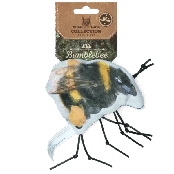 Gioco per gatti a forma di bombo con erba gatta – Wild Life Collection Cat Bombo