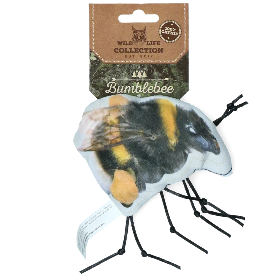 Gioco per gatti a forma di bombo con erba gatta – Wild Life Collection Cat Bombo - immagine 1