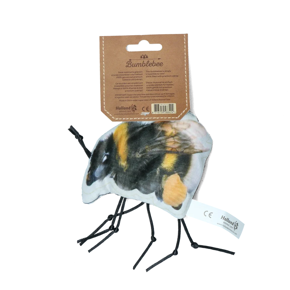 Gioco per gatti a forma di bombo con erba gatta – Wild Life Collection Cat Bombo - immagine 2